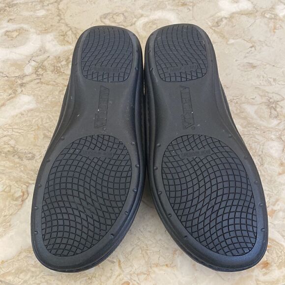 Alegria Chairman Black Nappa Open Back Mule Men’s Shoes - Picture 12 of 15